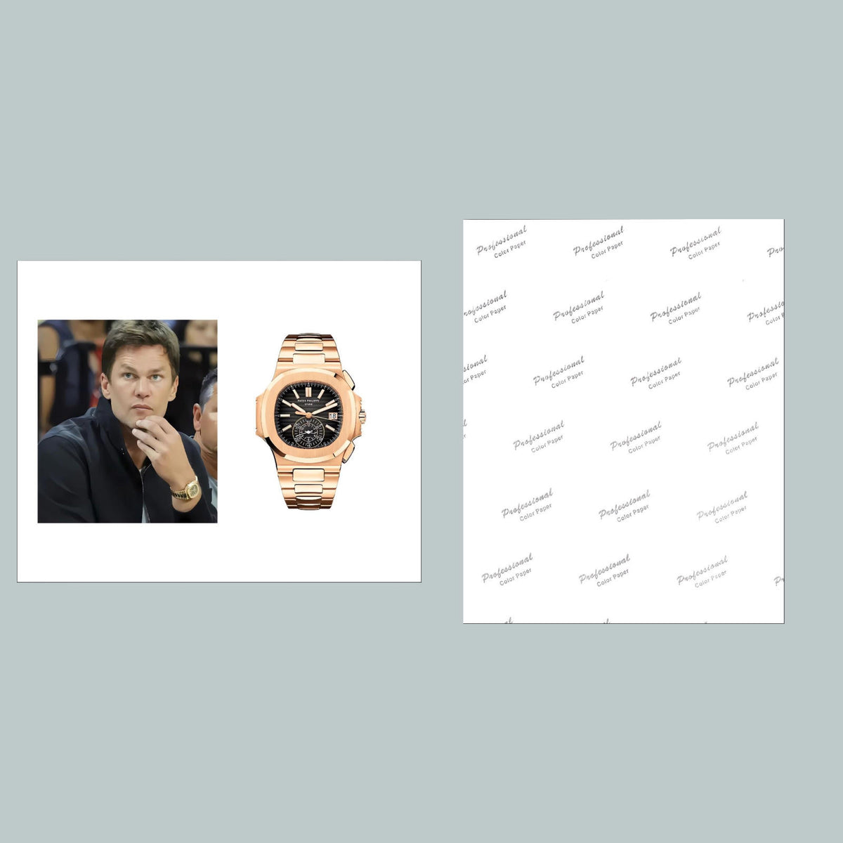 1467 Tom Brady Patek Philippe Nautilus Watch 8x10 Glossy Photo - Fast Shipping