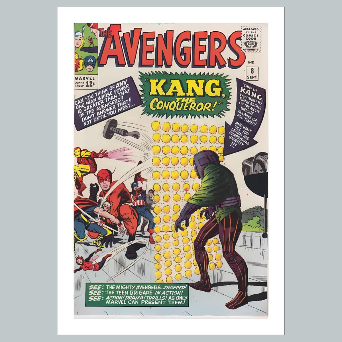 1885 Avengers 8x10 Glossy Photo Comic Book Cover Fast-Secure Shipping