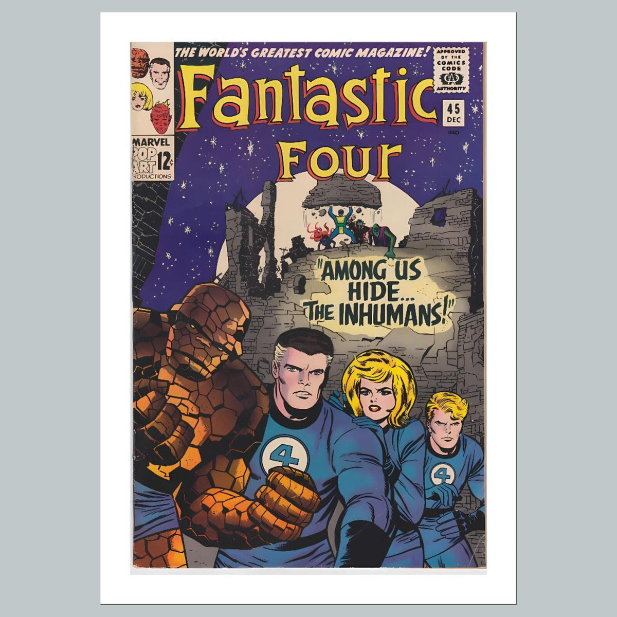 1995 Fantastic Four 8x10 Glossy Photo Comic Book Cover Fast-Secure Shipping