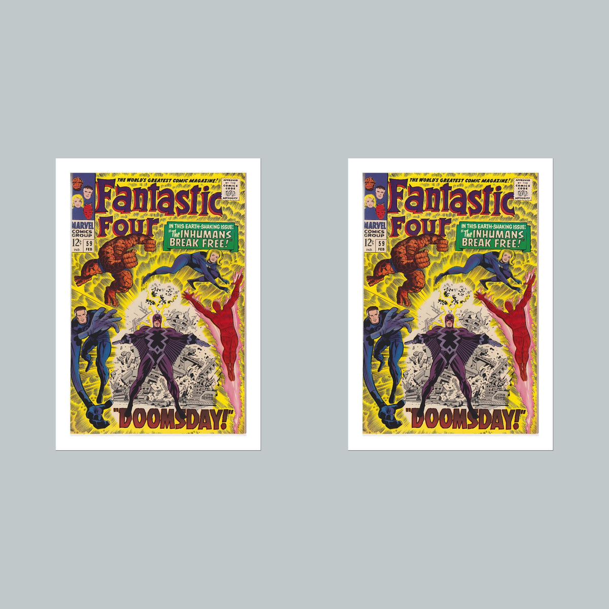 2132 Fantastic Four 8x10 Glossy Photo Comic Book Cover Fast-Secure Shipping