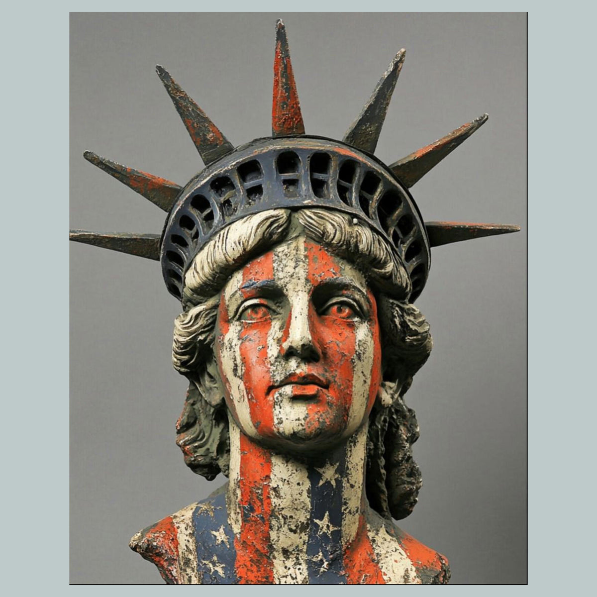 0867 8x10 Glossy Photo America Bust - Fast-Secure Shipping MS