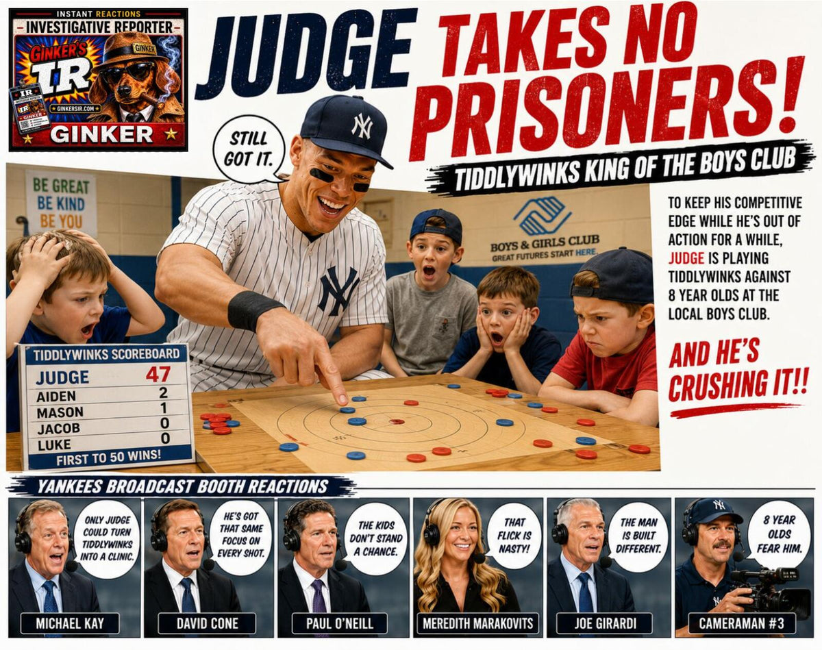 2826 Aaron Judge Alter Ego Tiddlywinks Ginker’s Instant Reactions 8X10 Print