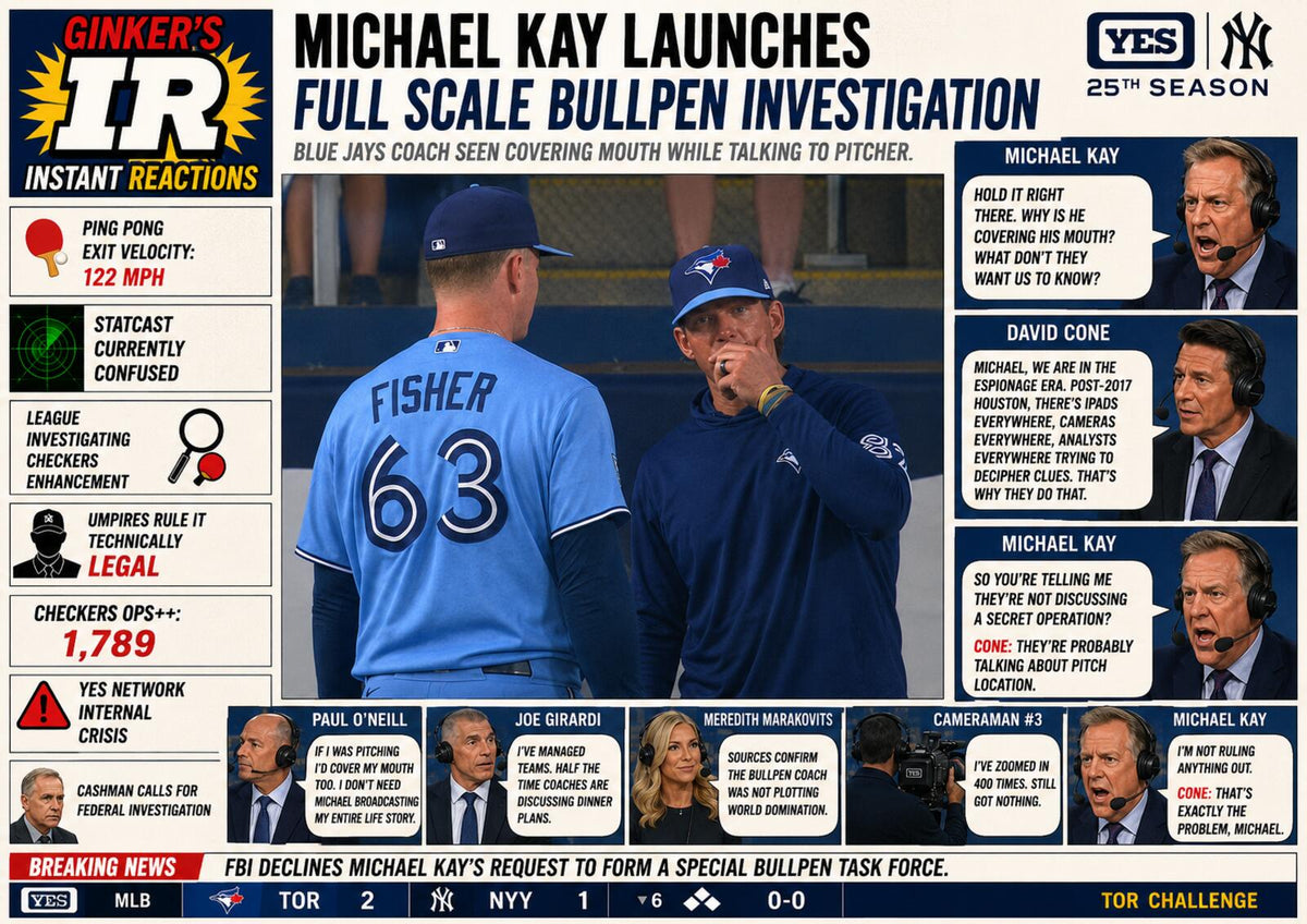 2860 Michael Kay Mad At Mouth Talkers Ginker's Instant Reactions 8x10 Print