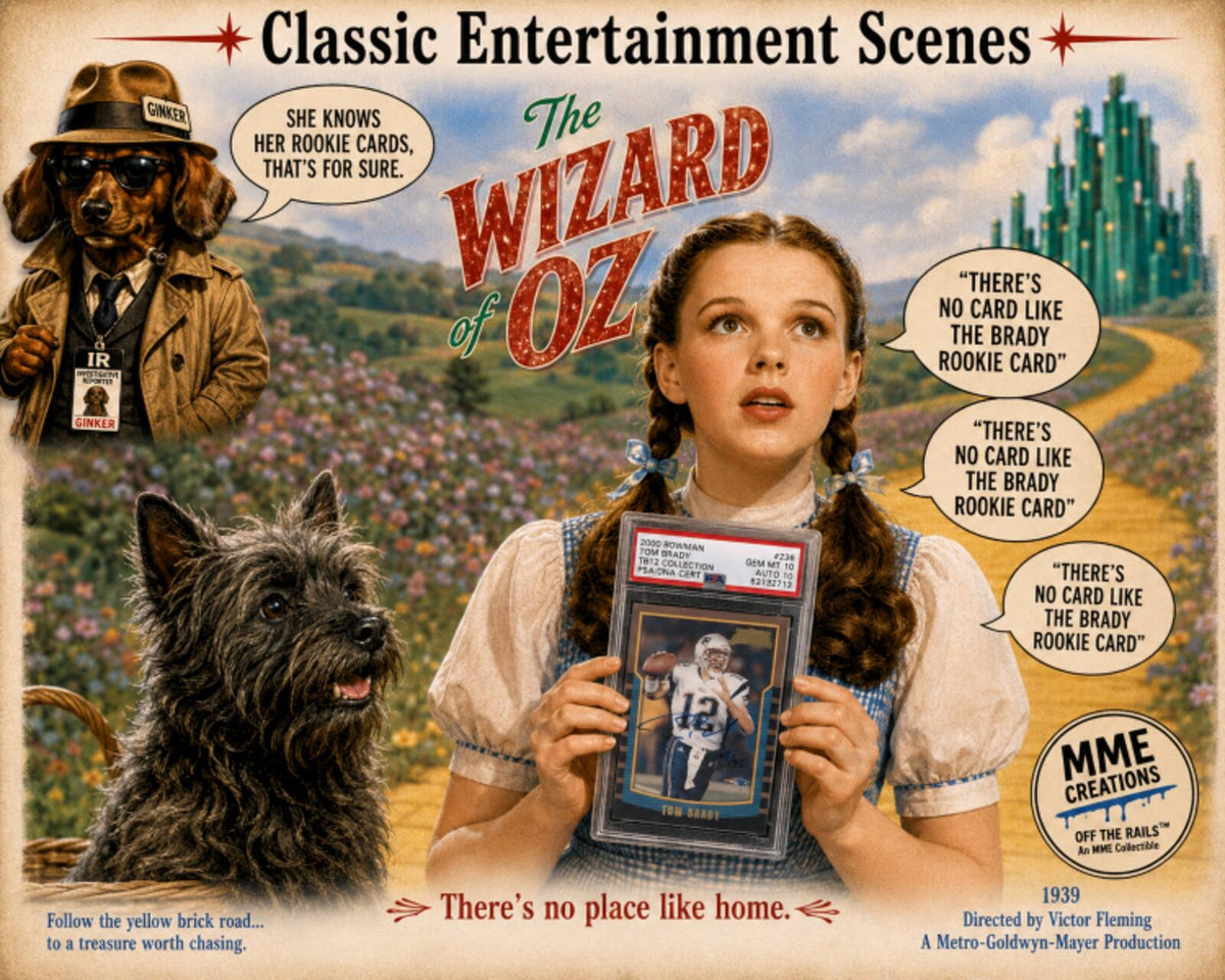 2754 Wizard of Oz Brady Rookie Card Classic Entertainment Scenes 8x10 Art Print
